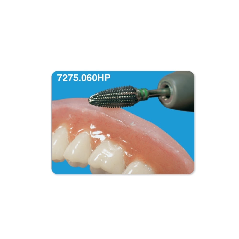 Edenta Coarse Straight Blade CrossCut Carbide Burs HP Premium Plus