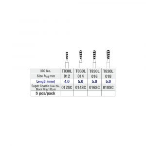 ISO T830L Turbo Long Pear - Chart - Picture 2