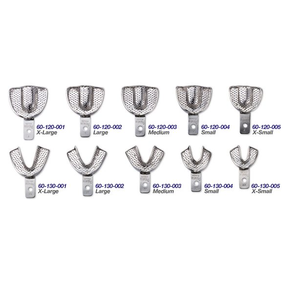 Impression Trays Stainless Steel Perf-Lock