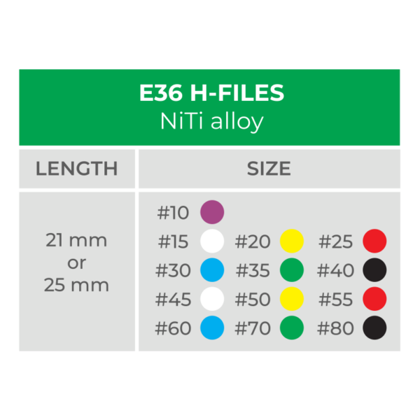 e36 size chart