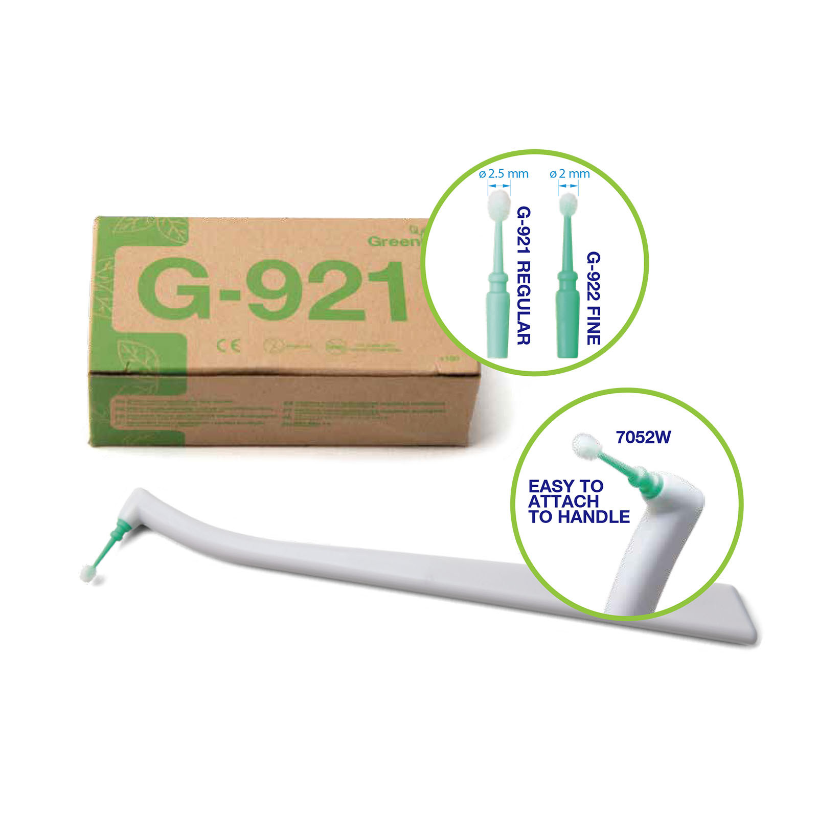 Greenline Micro Applicators Tips Premium Plus