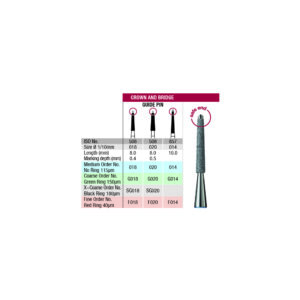 Verdent Diamond Bur FG Guide Pin ISO No. 508 5pcs